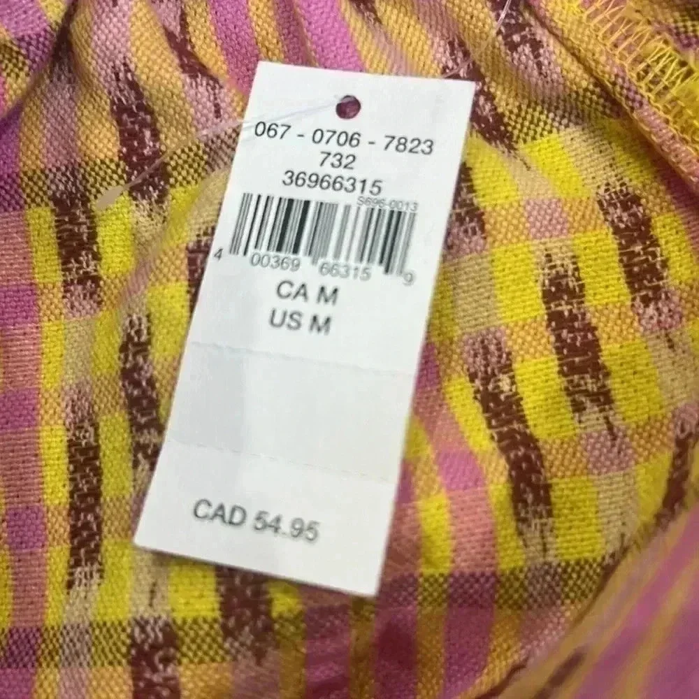 Aerie High Waisted Jacquard Short Surprising Yellow NWT Size Medium
